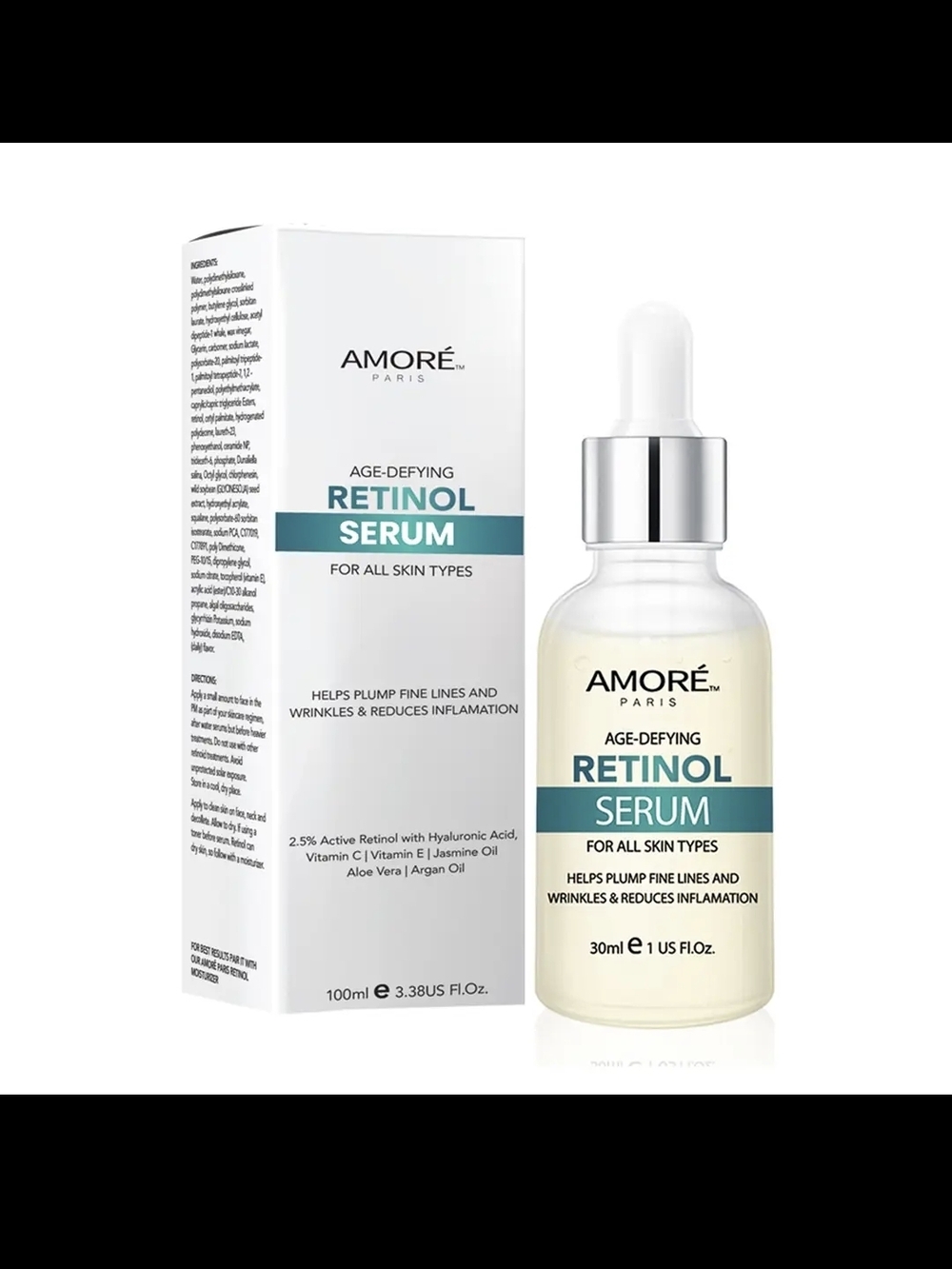 Age-Defying Retinol Serum — White Bottle